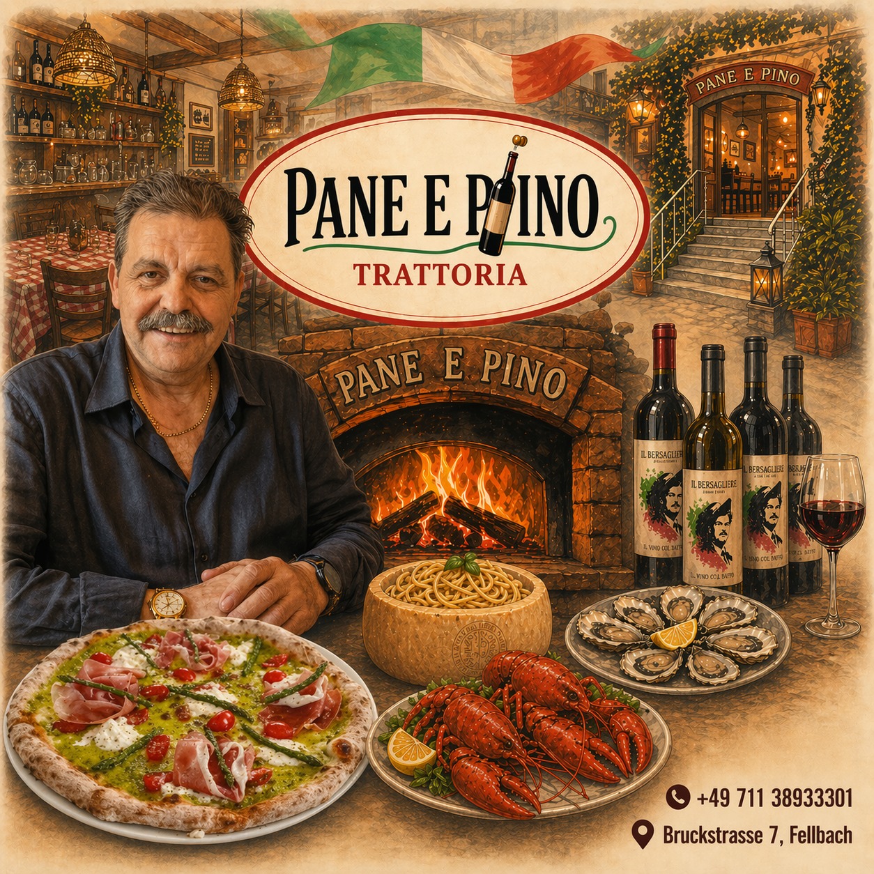 Inhaber des Pane e Pino Fellbach